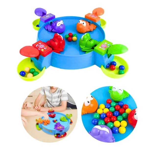Ranas 6 Juego de Mesa Infantil Ranas Glotonas Atrapa Bolitas