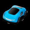 Auto Futurista Azul a Control Remoto con Luces LED, Spray y Giro 360°