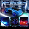Auto Futurista A Control Remoto Luces Led Giro 360 Y Pilas Azul Auto Futurista Azul