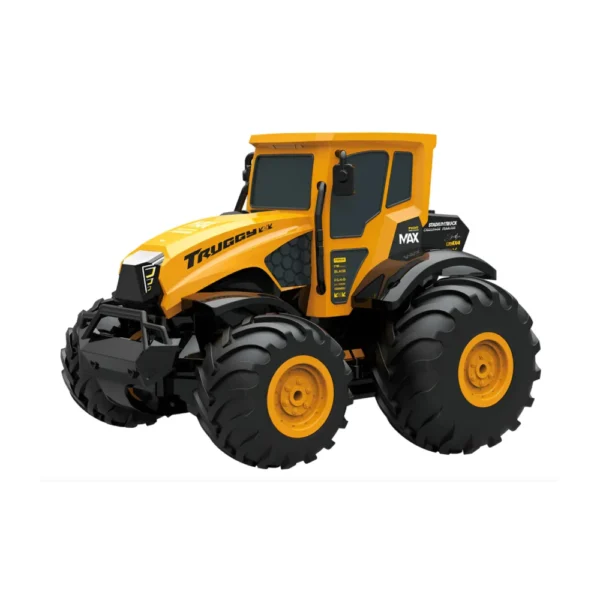 Tractor A Control Remoto Anfibio Todo Terreno 4x4 Amarillo