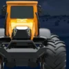 Tractor A Control Remoto Anfibio Todo Terreno 4x4 Amarillo