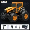 Tractor A Control Remoto Anfibio Todo Terreno 4x4 Amarillo