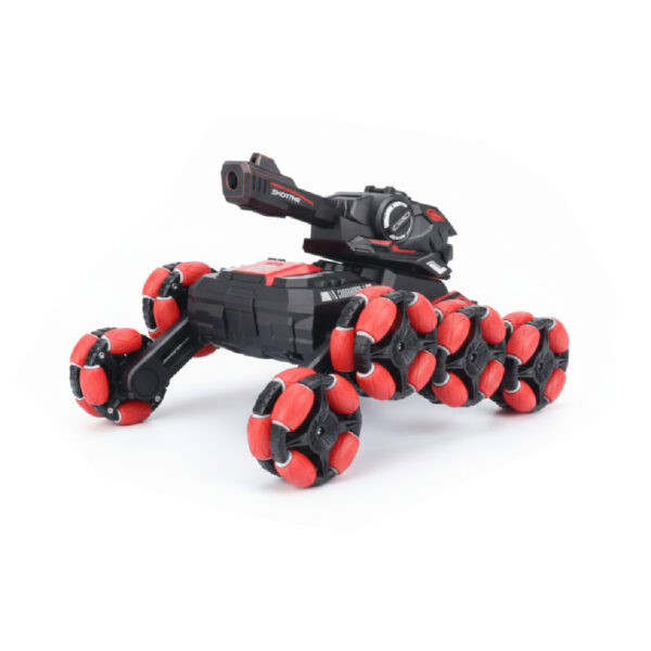 Tanque Con Muñequera Lanza Bolas De Gel Luces Y Spray Agua Rojo Tanque Tanque Con Muñequera Lanza Bolas De Gel Luces Y Spray Agua Rojo Tanque