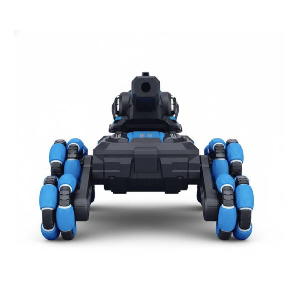 Tanque Con Muñequera Lanza Bolas De Gel Luces Y Spray Agua Azul Tanque