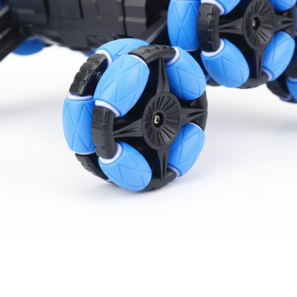 Tanque Con Muñequera Lanza Bolas De Gel Luces Y Spray Agua Azul Tanque