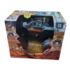 truck 6 Monster Truck 6x6 a Fricción con Amortiguación Juguete Off Road Negro