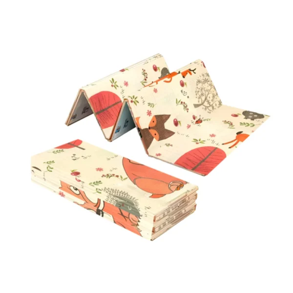 PP08 BOSQUE Y ANIMALES 6 Alfombra Antigolpes Bebe Reversible BOSQUE- ANIMALES VARIOS 150x180 cm y 0,8 cm Grosor