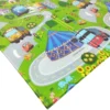 PP08 CIUDAD ANIMALES 2 Alfombra Antigolpes Bebe Reversible CIUDAD y ANIMALES 150x180 cm y 0,8 cm Grosor