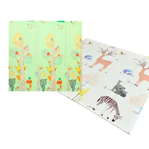 PP08 GATOS Y ANIMALES 7 Alfombra Antigolpes Bebe Reversible GATOS- ANIMALES VARIOS 150x180 cm y 0,8 cm Grosor