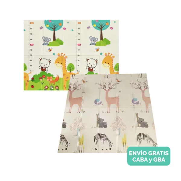 Alfombra antigolpes para bebes de jirafa y animales varios Alfombra antigolpes para bebes de jirafa y animales varios