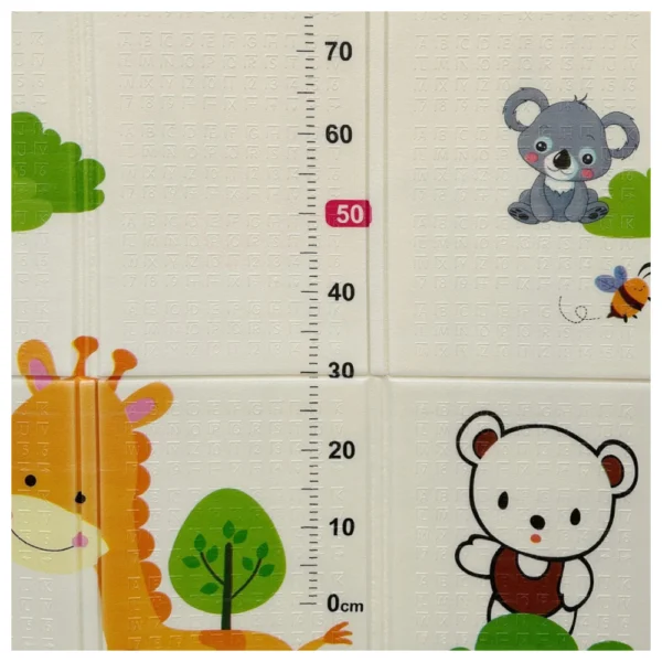 PP08 JIRAFAS Y ANIMALES 5 Alfombra Antigolpes Bebe Reversible JIRAFA- ANIMALES VARIOS 150x180 cm y 0,8 cm Grosor