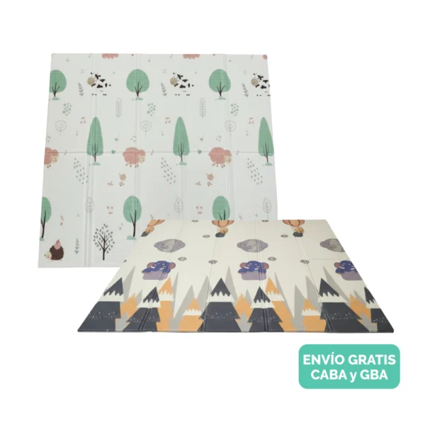 Alfombra antigolpes de animales para bebes