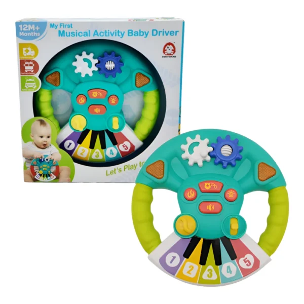 KIT 3 H Kit “Explorando los Sentidos” – Cubo Didáctico y Volante Musical Interactivo