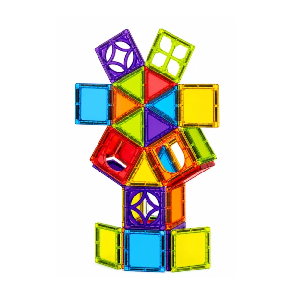 Bloques Magnéticos 34 Piezas Juego Didáctico 3D Imantado