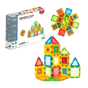 Bloques Magnéticos 46 Piezas Juego Didáctico 3D Imantado