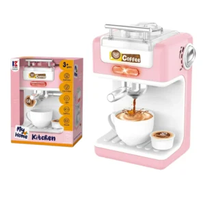 Cafetera Expreso de Juguete Rosa con Luz y Sonido