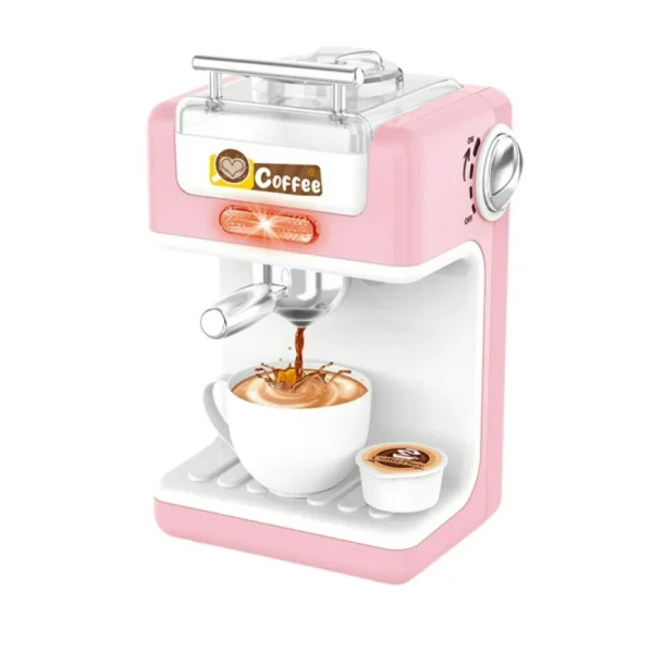 Cafetera Expreso de Juguete Rosa con Luz y Sonido