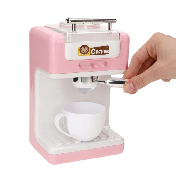 Cafetera Expreso de Juguete Rosa con Luz y Sonido