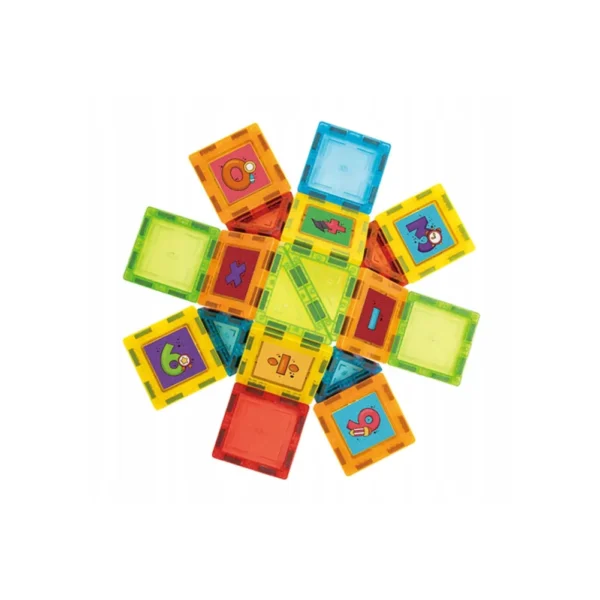 Bloques Magnéticos 46 Piezas Juego Didáctico 3D Imantado