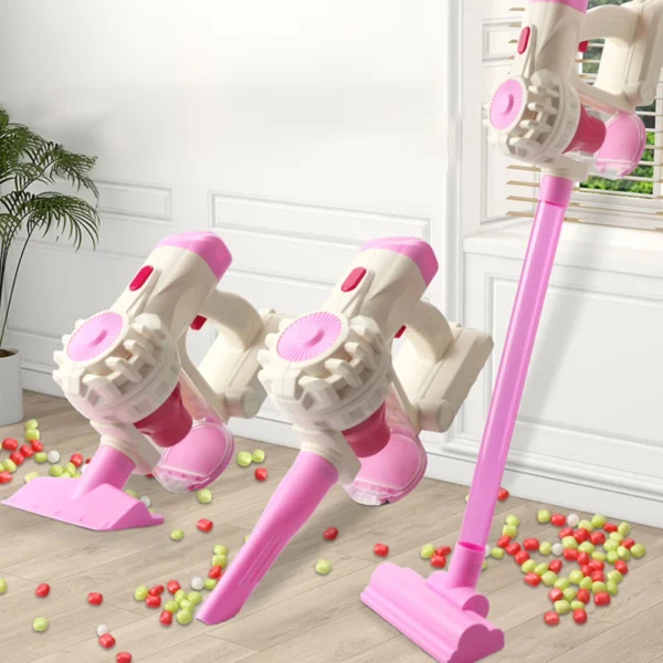 Aspiradora de Juguete 3 en 1 con Luz, Sonido y Accesorios