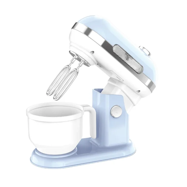Batidora De Juguete Celeste con Luz, Movimiento y Accesorios