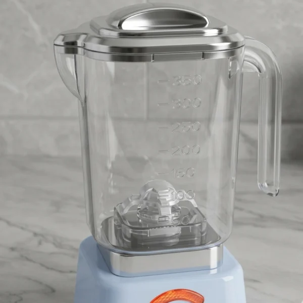 Licuadora de Juguete Celeste con Luz y Movimiento realista