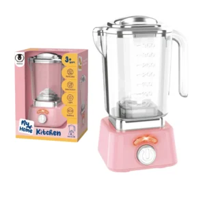 Licuadora de Juguete Rosa con Luz y Movimiento realista