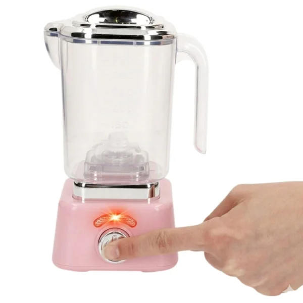 Licuadora de Juguete Rosa con Luz y Movimiento realista