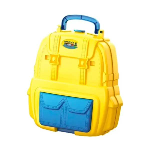 Mochila con Pista de Autos Construcción 37 Piezas con Ascensor y Rampas
