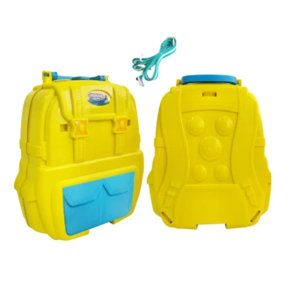 Mochila con Pista de Autos Construcción 37 Piezas con Ascensor y Rampas
