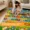 Alfombra Didáctica Bebe Reversible DINOSAURIOS - ABECEDARIO 180×150 cm y 0,5 cm Grosor