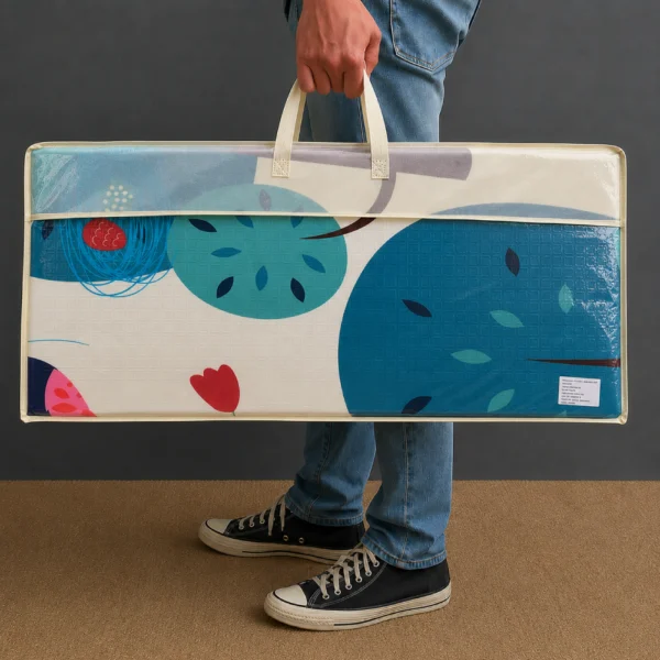 Alfombra Antigolpes Bebe Reversible OSA LEYENDO- JIRAFA 200×180 cm y 1 cm Grosor