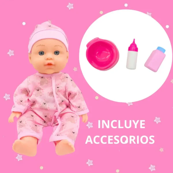 Bebote Interactivo Ríe y Habla con Sonidos y Accesorios