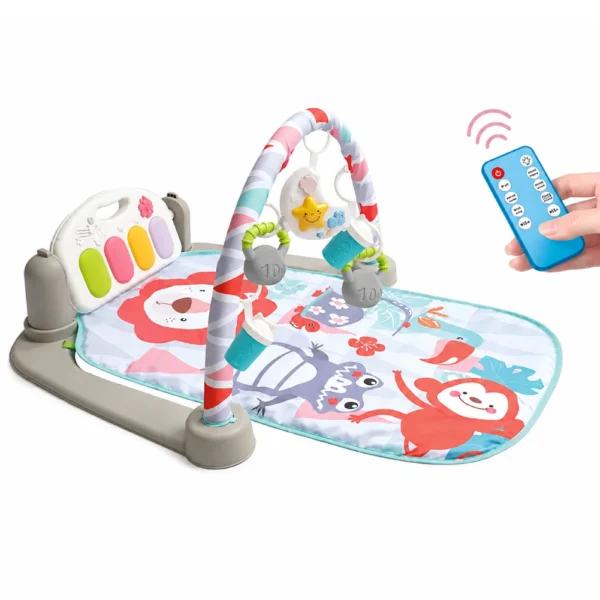 Gimnasio Buho Bluetooth 2 Gimnasio para Bebés Premium con Control Remoto, Piano, Sonidos y Proyector