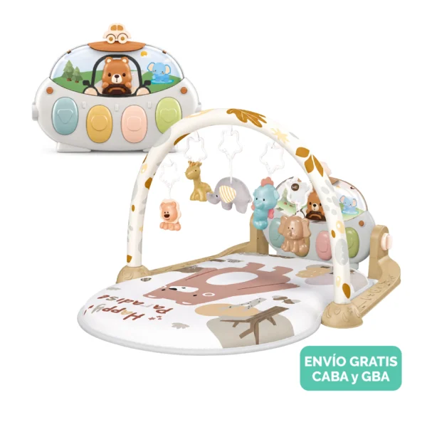 Gimnasio para Bebés Premium Montessori Didáctico con Piano, Luz y Bluetooth Gimnasio para Bebés Premium Montessori Didáctico con Piano, Luz y Bluetooth