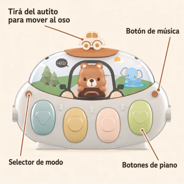 Gimnasio para Bebés Premium Montessori Didáctico con Piano, Luz y Bluetooth Gimnasio para Bebés Premium Montessori Didáctico con Piano, Luz y Bluetooth