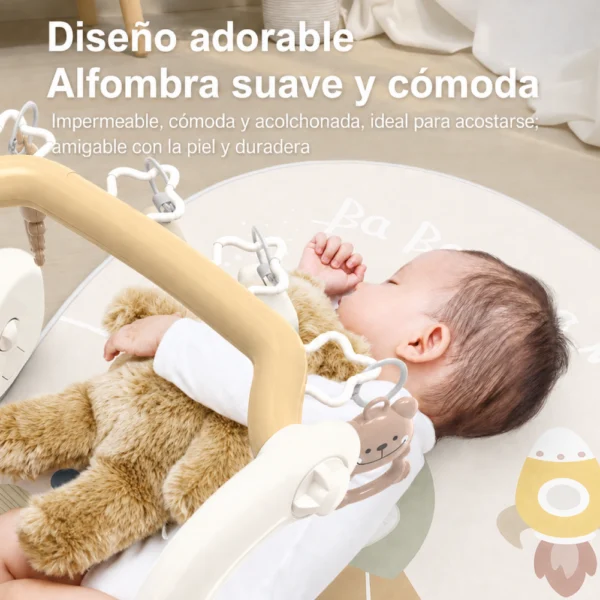 Gimnasio Andador 2 en 1  para bebés con luz y sonidos
