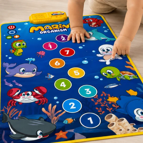 Alfombra Musical Didáctica OCEANO con Sonidos Interactivos 63 x 43 cm