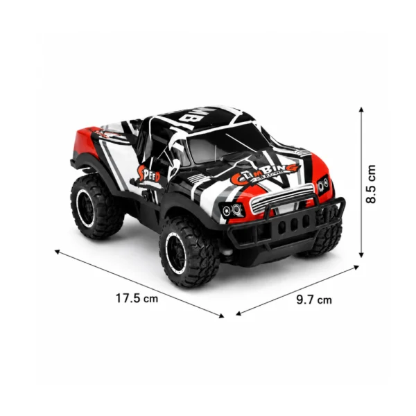 Auto 4x4 a Control Remoto Todoterreno con Luces LED